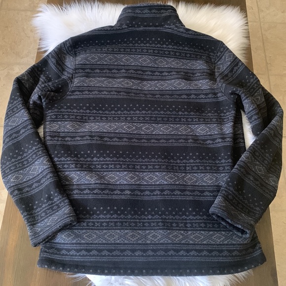The North Face tribal print sweater jacket size L Blue - Picture 13 of 13